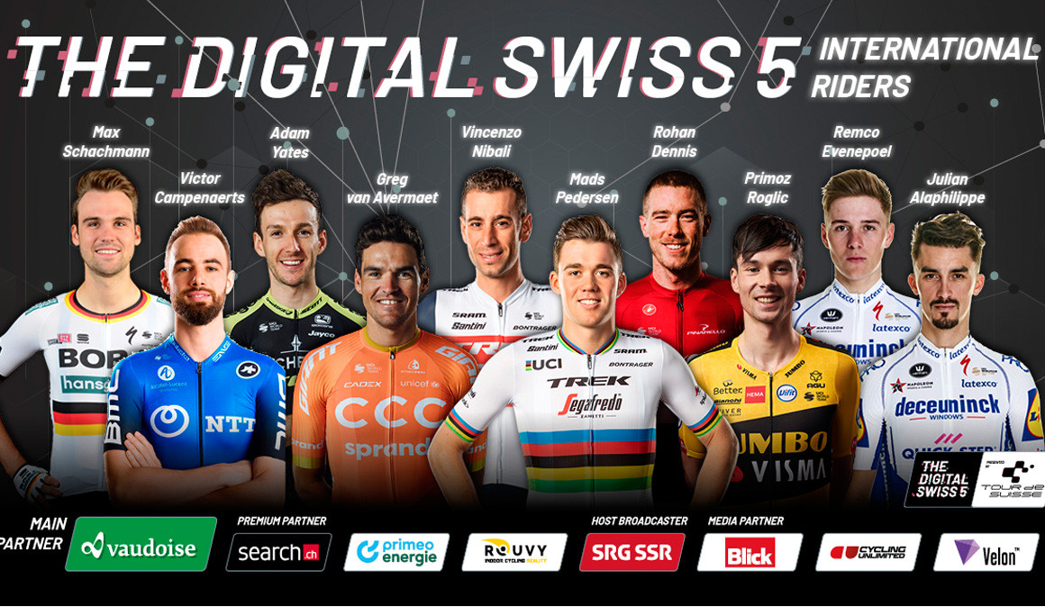 Con grandes figuras, se corre el Tour de Suiza virtual Ciclismo XXI