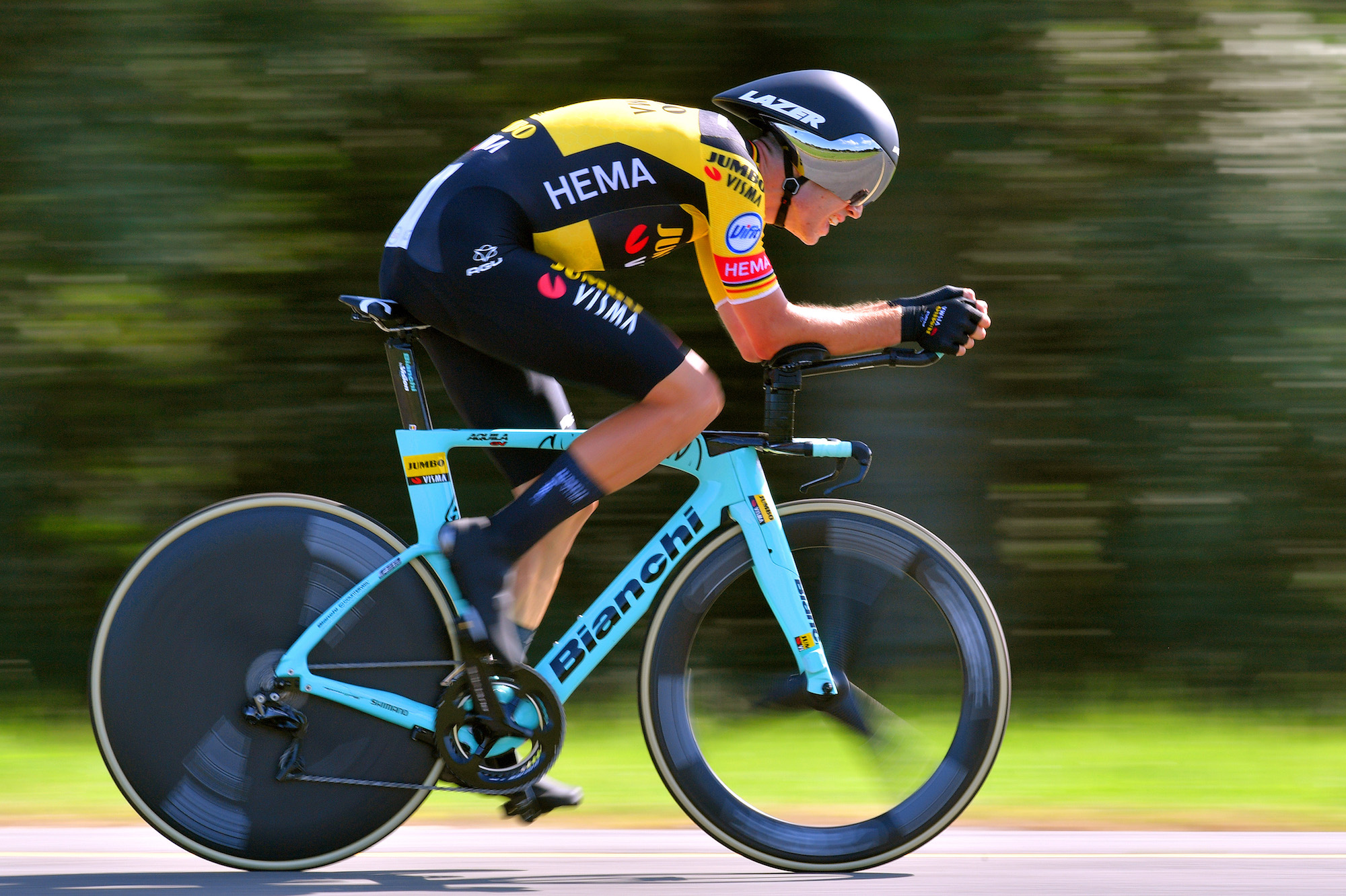 Wout van Aert, bicampeón belga de contrarreloj Ciclismo XXI